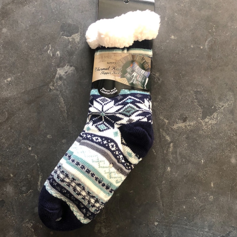 Mia and Tess slipper sock
